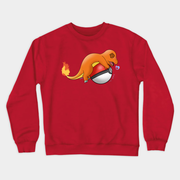 Charmander dizzy with pokeball